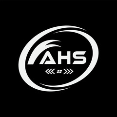 AHS letter logo Design. AHS Simple and modern monogram logo. AHS Abstract Alphabet vector Design.
