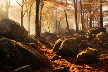 Obraz premium forest in the morning