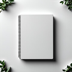 Mock-up, school supplies, note design. Generative AI