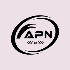 APN letter logo Design. APN Simple and modern monogram logo. APN Abstract Alphabet vector Design.