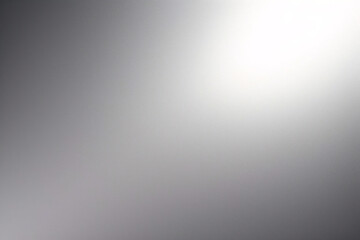 Silver foil background. Metal gradient vector shiny pattern. Chrome stainless gradation surface with reflection. Glossy grey brushed material.