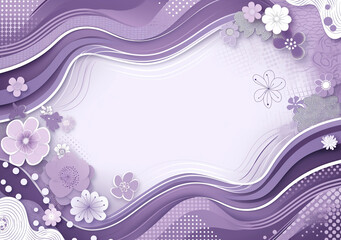 Obraz premium abstract purple geometric background with fluid shapes