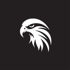 Falcon in cartoon, doodle style . Image for t-shirt, web, mobile apps and ui. Isolated 2d vector illustration in logo, icon, sketch style, Eps 10, black and white. AI Generative
