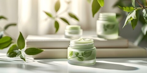 Sustainable beauty brands prioritize cohesive corporate identity through eco-friendly packaging prototypes. Concept Sustainable Packaging, Corporate Identity, Eco-Friendly Products, Beauty Brands
