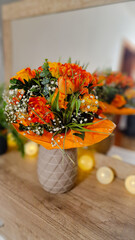table setting with flowers , bukiet © Przemas252