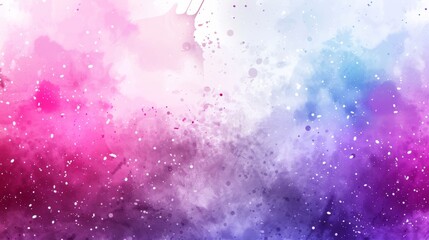 Vibrant multicolored abstract watercolor background with paint splashes