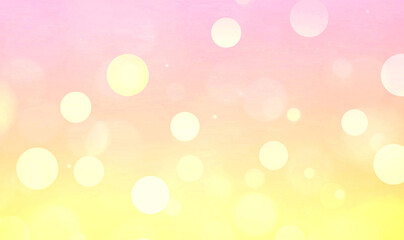 Obraz premium Yellow bokeh background for banners, posters, Ad, events, celebration and various design works