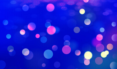 Blue bokeh background for banners, posters, Ad, events, celebration and various design works
