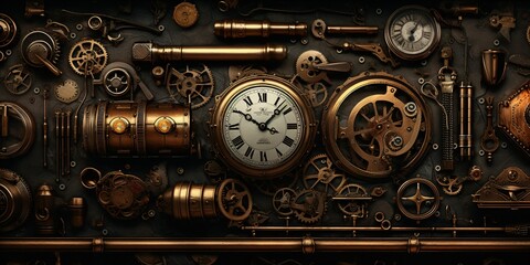 a magical collection full of unusual objects and crazy steampunk items