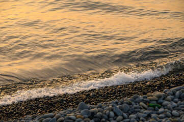 The sea's waves magical tranquil seascape 1