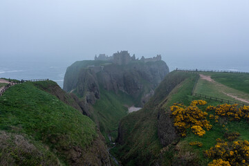 Dunnottar Castle on the coast