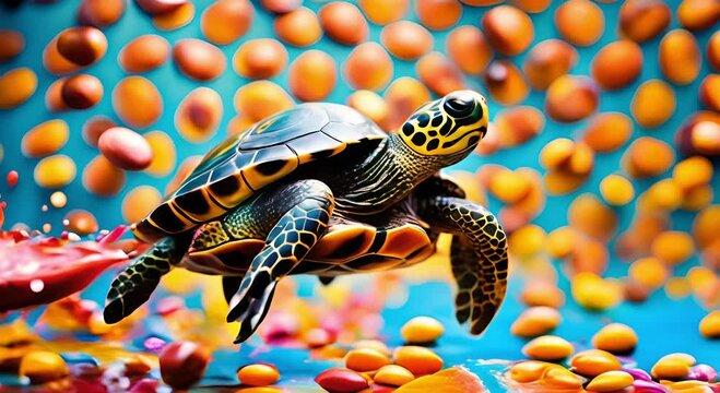 colorful turtle