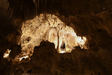 Rock formations in Carlsbad Caverns National Park, New Mexico