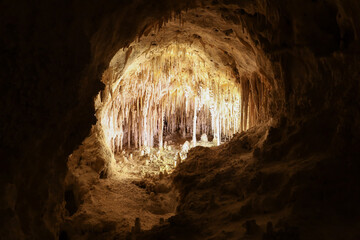 Dolls Theater, Rock formations in Carlsbad Caverns National Park, New Mexico
