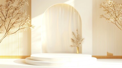 backdrop 3D rendering of wedding