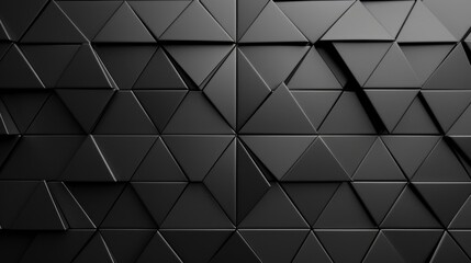 black background of symmetry triangles in high resolution and high quality