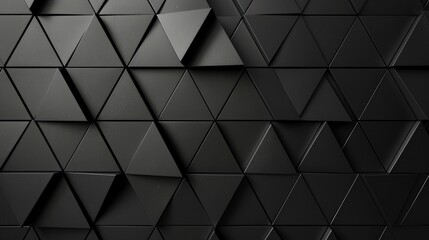 Obraz premium black background of symmetry triangles in high resolution and quality