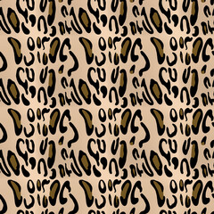 Leopard Print Seamless Animal Pattern