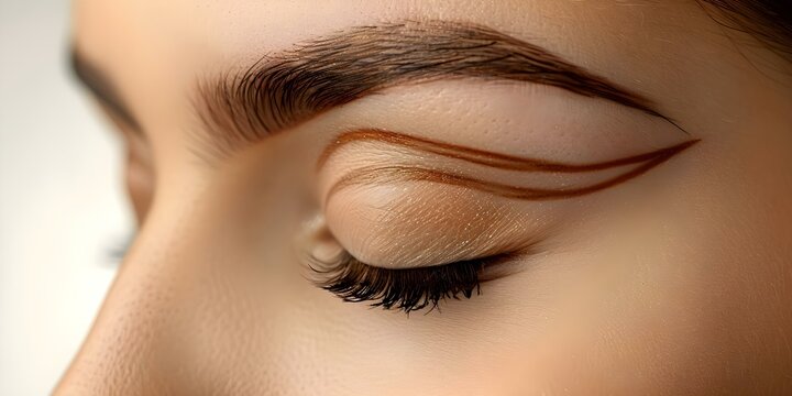 Enhanced eyebrow shape with microblading and microshading for a youthful appearance. Concept Eyebrow Shape, Microblading, Microshading, Youthful Appearance