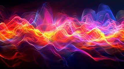 Fototapeta premium background equalizer fire of music