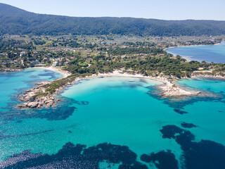 Obraz premium Sithonia coastline near Karydi Beach, Chalkidiki, Greece