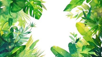 Obraz premium collection leafs of tropical