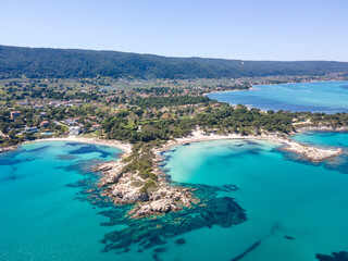 Obraz premium Sithonia coastline near Karydi Beach, Chalkidiki, Greece