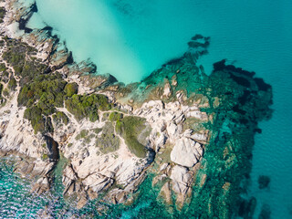 Sithonia coastline near Karydi Beach, Chalkidiki, Greece