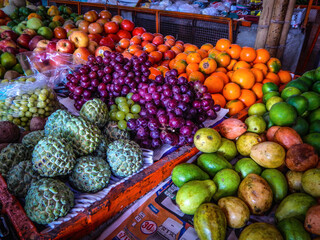 Tropical fruit market