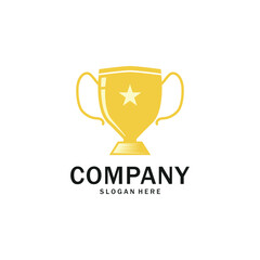 Vector Illustration Trophy Logo Template