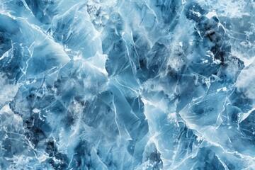 Obraz premium A blue and white marble wall with a blue and white pattern