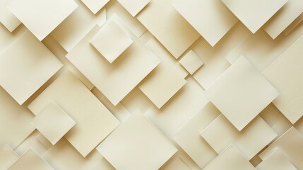Minimalist Geometric Background with Soft Beige Squares for Professional Design Projects