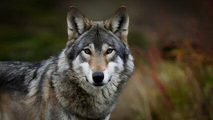 gray wolf canis lupus