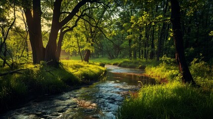 landscape of spring  winter  summer and autumn