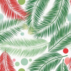 pattern with palm trees
