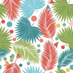 seamless pattern with christmas trees