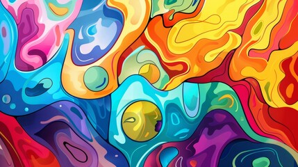 Fototapeta premium abstract art background generative ai