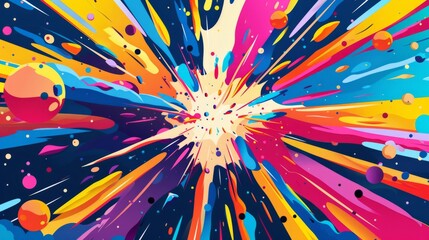 Fototapeta premium abstract art background generative ai