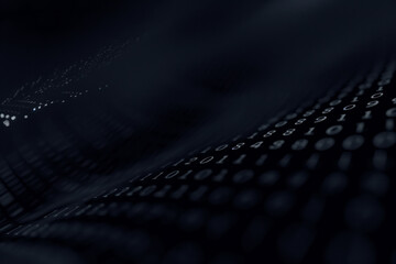 Abstract digital binary code background