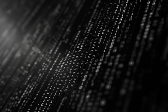 Abstract digital data stream background