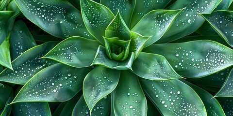 Obraz premium Close-Up of Agave attenuata Plant Showcasing Lush, Delicate, and Bold Tropical Foliage. Concept Botanical Photography, Agave Attenuata, Tropical Foliage, Close-Up Shots, Nature Photography