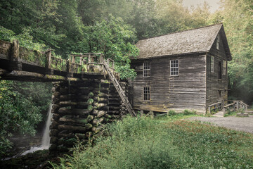 Naklejka premium Mingus Mill Great Smoky Mountains National Park.