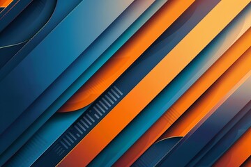 gradient background with blue and orange geometric lines modern abstract design