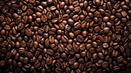 Coffee beans background