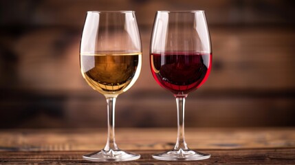 Glass of wine. Close-up: glass of wine. Ideal for themes related to wine, luxury and fine dining