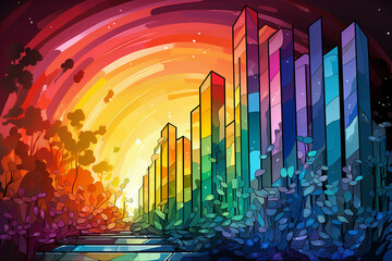 Business Financial Growth Economical Growth Success