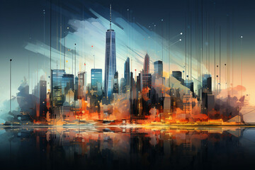 Obraz premium Business Financial Growth Economical Growth Success