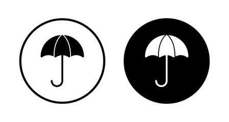 umbrella icon vector isolated on white background. Umbrella vector icon © Oliviart