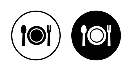 Fork, Spoon, and Knife isolated on white background. Restaurant icon. food icon. Eat. Cutlery icon.