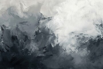 light gray, dark gray and ash gray colored vintage abstract painted background with space for text or image